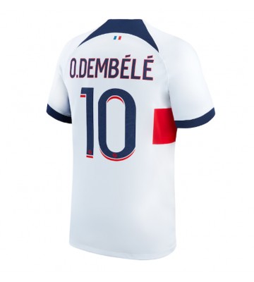 Paris Saint-Germain Ousmane Dembele #10 Koszulka Wyjazdowych 2023-24 Krótki Rękaw